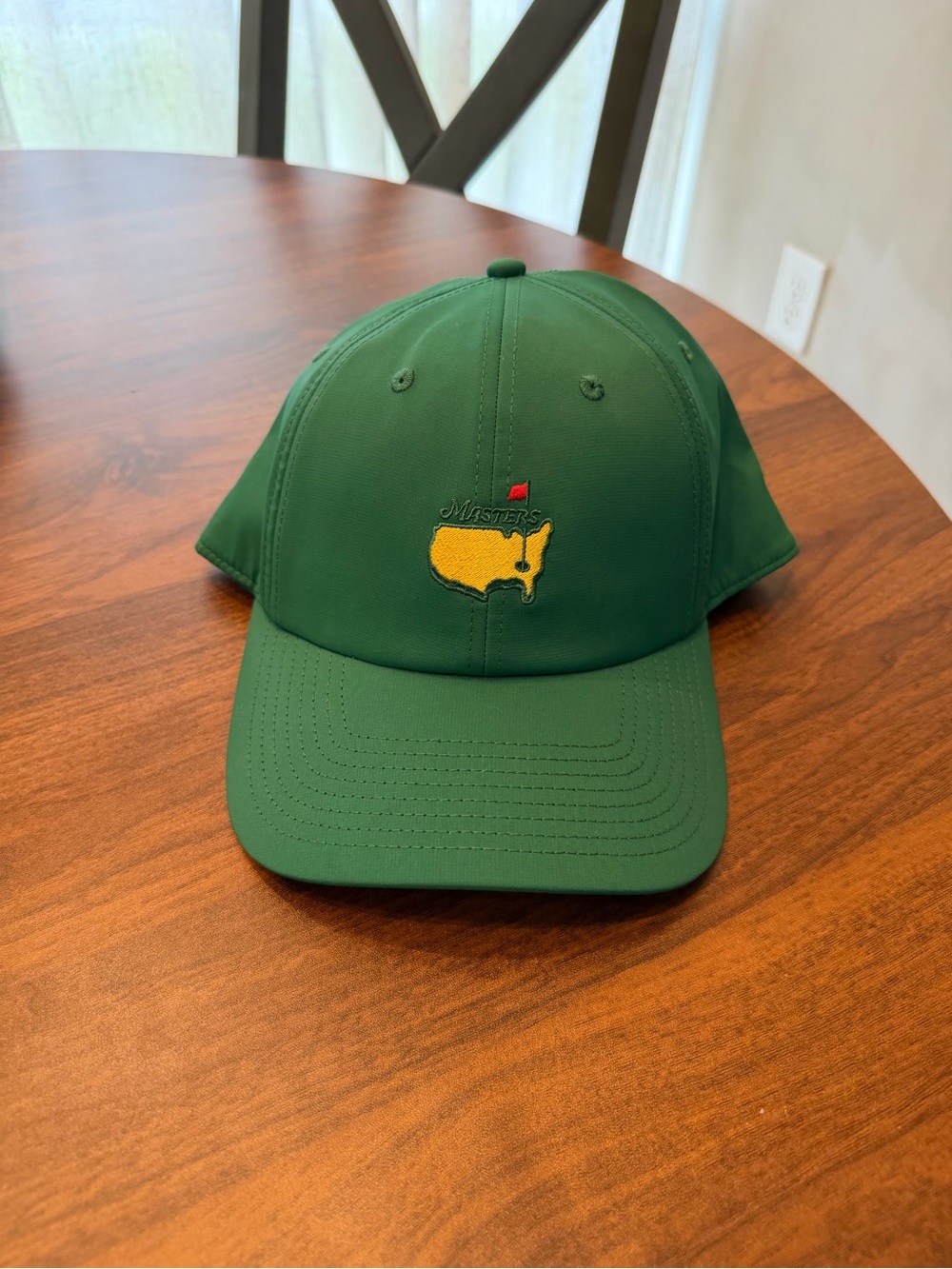 Masters American Needle Green Adjustable hat with Yellow Masters logo